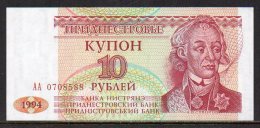 510-Transnistria Billet De 10 Roubles 1994 AA070 Neuf - Autres - Europe