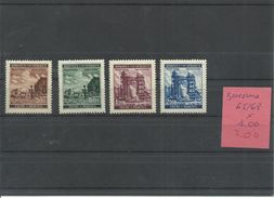 BOHEMIA YVERT  65/68   MH  * - Unused Stamps