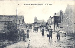 PAS DE CALAIS - 62 - CROISILLES - Rue Du Pontavant Guerre 14 - Croisilles