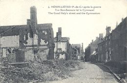 PAS DE CALAIS - 62 - HENIN BEAUMONT - HENIN LIETARD -  Apès Guerre 14 - Rue Bon Secours - Henin-Beaumont