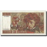 Billet, France, 10 Francs, 1974, 1974-04-04, SUP+, Fayette:63.4, KM:150b - 10 F 1972-1978 ''Berlioz''