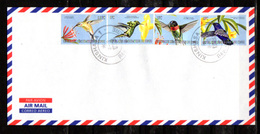 2000    R.D.C Colibris, 1875 / 1876 + 1886 / 1887 Sur Enveloppe - Colibríes