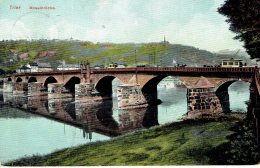 Trier Moselbrucke  Trams Electrique 1910 - Trier