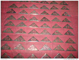 Monogrammes ) P.VISSAC : Argent Massif -1900 / 1930 - Format Trangle 31x15mm Vendu à Lunité - Sac à Main - Porte Feuille - Altri & Non Classificati