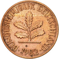 Monnaie, République Fédérale Allemande, 2 Pfennig, 1982, Karlsruhe, TTB+ - 2 Pfennig