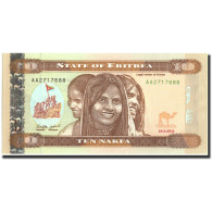 Billet, Eritrea, 10 Nakfa, 2012, 2012-05-24, KM:11, NEUF - Erythrée