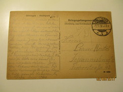 GÖTTINGEN STADTPARK , 1919 KRIEGSGEFANGENENSENDUNG   , K0 - Goettingen