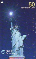 Telecarte JAPON (896) Statue De La Liberte * New York USA * PHONECARD JAPAN * STATUE OF LIBERTY * - Paysages