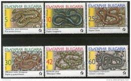 Bulgaria 1989. Animals / Snakes Set MNH (**) - Serpenti