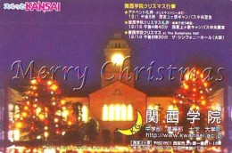 Carte Prépayée Japon * NOËL (2049) MERRY CHRISTMAS  Prepaid Card Japan Karte WEIHNACHTEN JAPAN * KERST NAVIDAD - Noel