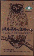 Télécarte Japon Oiseau * HIBOU (2011) * OWL * BIRD Japan Phonecard * TELEFONKARTE * EULE * UIL - Búhos, Lechuza