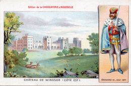 Chateau De Windsor (Coté Est) Edouard III 1312-1377 - Pub Chocolaterie "AIGUEBELLE"  (99426) - Unclassified