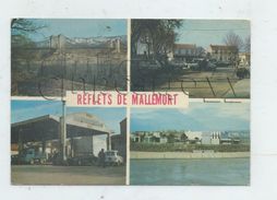 Mallemort (13) : 4 Vues Dont Les Parkings  Environ 1971 (animé) GF. - Mallemort