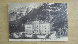 SUISSE SVIZZERA Schweiz  HELVETIA POST CARD FROM VICOSOPRANO  NOT SEND - Vicosoprano