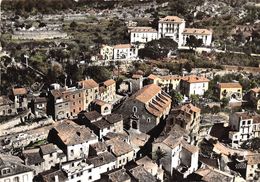 83-BORMES-LES-MINOSAS- QUARTIER DE L'EGLISE VUE DU CIEL - Bormes-les-Mimosas