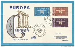 CYPRUS. FDC . EUROPA .1963 . VOIR / LOOK / ZIE SCAN .... SUPER SALE !!!  ..  ENV141 - 1975