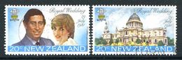 New Zealand 1981 Royal Wedding Set Used (SG 1247-48) - Usati