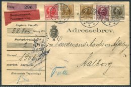 1911 Denmark Viborg Adressebrev - Aalborg. 2kr 85ore Frederik 8th Remboursement - Covers & Documents