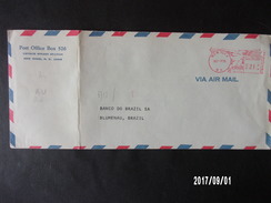 MTM Transorma Rio De Janeiro - Marque Rouge AU Pour USA 1975 - Covers & Documents