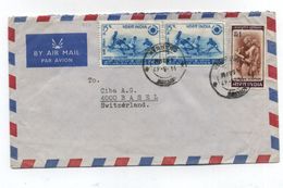 India/Switzerland AIRMAIL COVER 1967 - Airmail