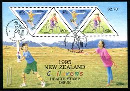 New Zealand 1995 Health - Sports MS Used (SG MS1886) - Used Stamps