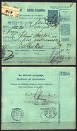 1915 HUNGARY Delivery Note Packet Form Postal Parcel Stationery Revenue Csíkrakos Transylvania - Paquetes Postales