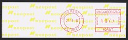 Neopost Self Adhesive Franking Machine Label - Francotyp Letter CUT - 1994 Hungary  Budapest - Viñetas De Franqueo [ATM]