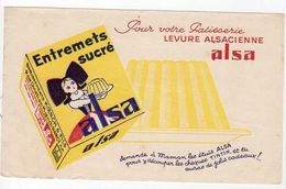 Sept17  79059     Buvard   Levure Alsacienne - Sucreries & Gâteaux