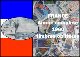 France Année Complète 1960 Oblitérés Cachets à Date - 1960-1969