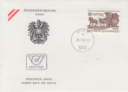 Enveloppe  FDC  1er  Jour   AUTRICHE    EUROPA    1982 - 1982