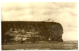 CAITHNESS - JOHN O' GROATS - DUNCANSBY HEAD LIGHTHOUSE RP Cai32 - Caithness