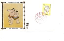 Sports - Sumo ( FDC Sur Soie Du Japon De 1978 à Voir) - Collections (en Albums)