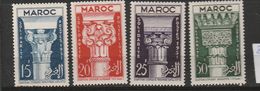 MAROC N° 315/318 EN FAVEUR DE LA CAMPAGNE DE SOLIDARITÉ FRANCO MAROCAINE NEUF SANS CHARNIÈRE - Unused Stamps
