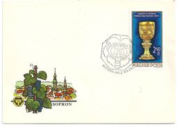 6995 Hungary SPM Flora Plant Fruit Grapes Agriculture Drink Wine Globe - Vins & Alcools