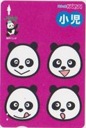 CARTOON - JAPAN - PREPAID TICKET - 181 - PANDA - COMIC - BD