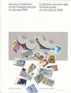 CANADA 1986 Annual Collection With All Stamps In Original Sealed Glassine Package From The Canadian Post - Années Complètes