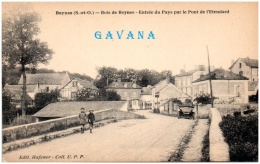 78 BEYNES - Bois De Beynes - Entrée Du Pays Par Le Pont De L'Etendard    (Recto/Verso) - Beynes