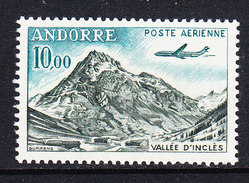 Andorra Fr. 1964 Airmail 10FF ** Mnh  (36739G) - Poste Aérienne