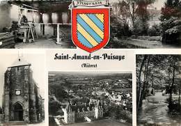 SAINT AMAND EN PUISAYE CARTE MULTIVUES - Saint-Amand-en-Puisaye