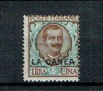 ITALY La Canea 1905 1 Lira MH Sassone 12 - La Canea