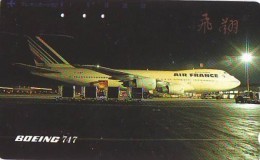 Télécarte  JAPON * 290-32365 * AIR FRANCE * BOEING 747 (2271) * Phonecard JAPAN * Airplane * Flugzeug AVION * AIRLINES * - Avions
