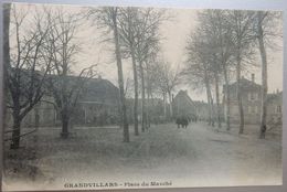 90 CPA 1915 GRANDVILLARS PLACE DU MARCHÉ - Grandvillars