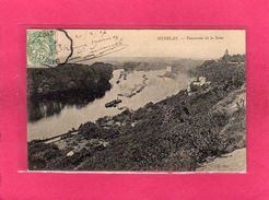 95 VAL D'OISE, HERBLAY, Panorama De La Seine, Animée, Bateaux à Vapeur, 1907, (ND Phot) - Herblay