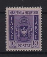 1940 Occupazione Albania Segnatasse 10 Q MNH - Albanië