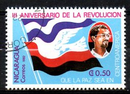 NICARAGUA. N°1199 Oblitéré De 1982. Drapeau. - Francobolli