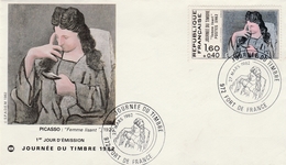 Fort De France - Journée Du Timbre 1982 Picasso - Covers & Documents
