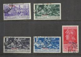 COLONIE ITALIANE EGEO 1930 CALINO FERRUCCI SERIE COMPLETA COMPLETE SET USATA USED OBLITERE' - Aegean (Calino)