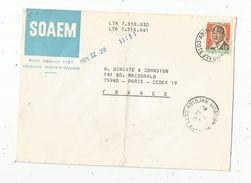 Lettre , 1975 , COTE D'IVOIRE , ABIDJAN AVIATION , Soaem , 1975 IV 28  11 / 11 - Costa D'Avorio (1960-...)