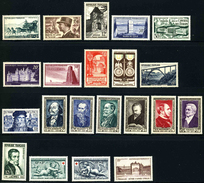 FRANCE - ANNEE COMPLETE 1952 - YT 919 à 939 ** - 21 TIMBRES NEUFS ** - 1950-1959