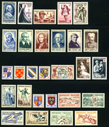 FRANCE - ANNEE COMPLETE 1953 - YT 940 à 967 ** - 28 TIMBRES NEUFS ** - 1950-1959